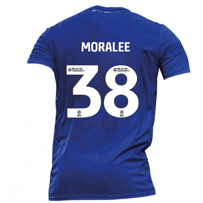 Danxen Hombre Camiseta Frankie Moralee #38 Azul Blanco 2ª Equipación 2025/26 La Camisa México