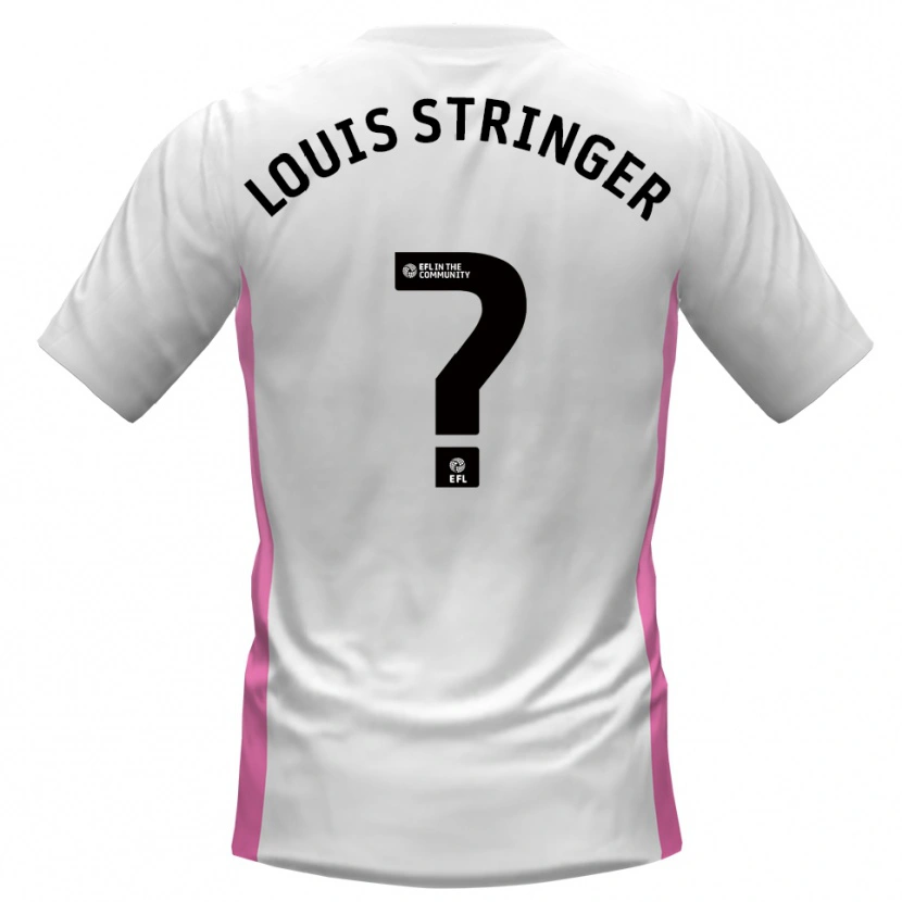 Danxen Hombre Camiseta Ashton Louis Stringer #0 Blanco Rojo 2ª Equipación 2025/26 La Camisa México