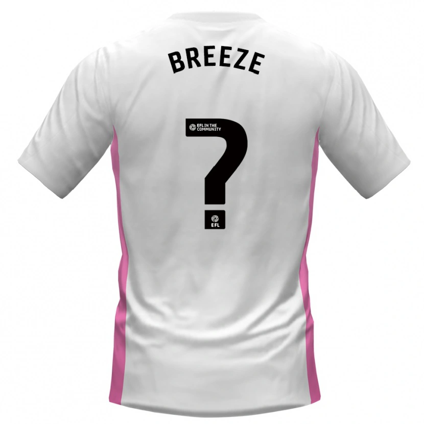 Danxen Hombre Camiseta Meghan Breeze #0 Blanco Rojo 2ª Equipación 2025/26 La Camisa México