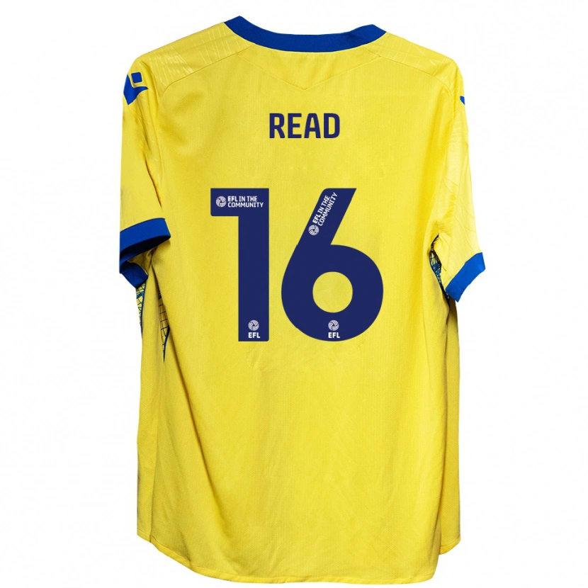 Danxen Hombre Camiseta Arthur Read #16 Amarillo Azul 2ª Equipación 2025/26 La Camisa México