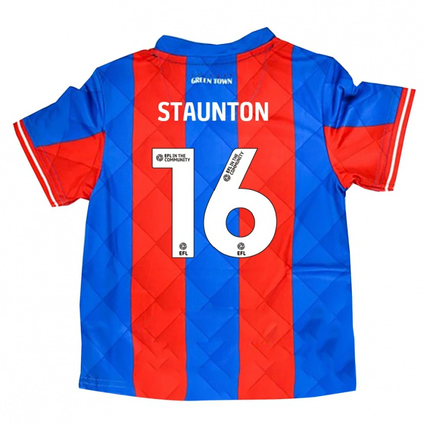 Danxen Hombre Camiseta Reece Staunton #16 Azul Rojo Blanco 2ª Equipación 2025/26 La Camisa México