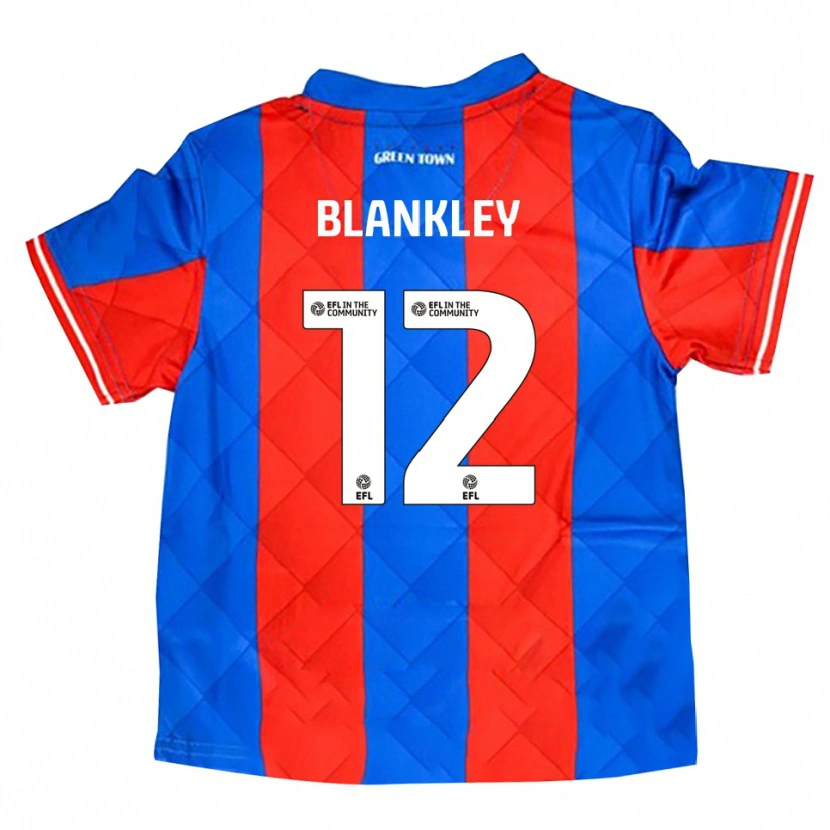Danxen Hombre Camiseta Jaxon Blankley #12 Azul Rojo Blanco 2ª Equipación 2025/26 La Camisa México