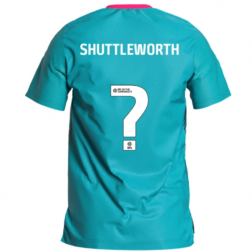 Danxen Hombre Camiseta Hannah Shuttleworth #0 Celeste Rosa 2ª Equipación 2025/26 La Camisa México