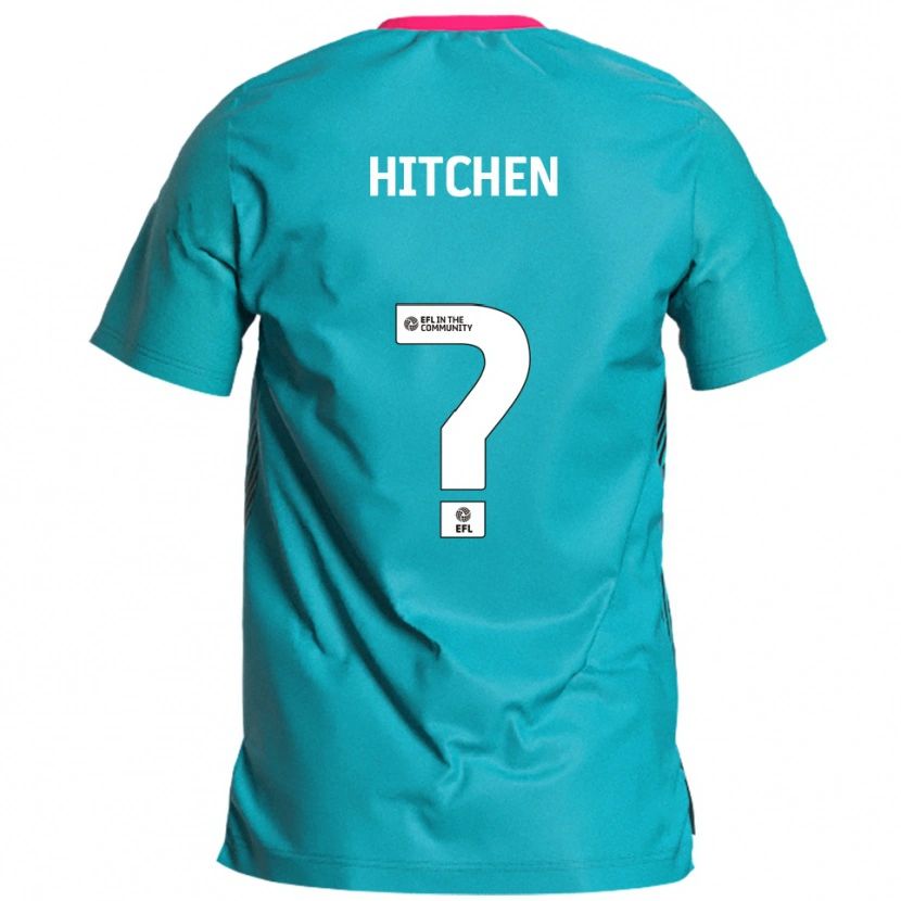 Danxen Hombre Camiseta Rebecca Hitchen #0 Celeste Rosa 2ª Equipación 2025/26 La Camisa México
