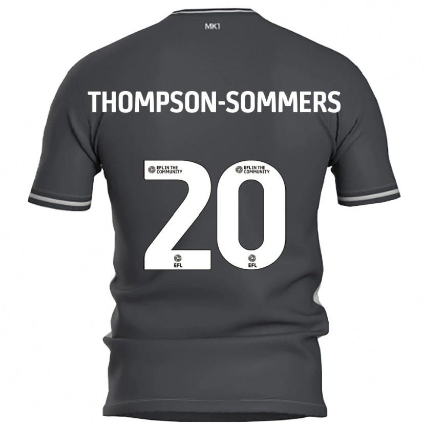 Danxen Hombre Camiseta Kane Thompson-Sommers #20 Gris Plata 2ª Equipación 2025/26 La Camisa México