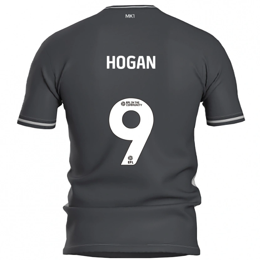 Danxen Hombre Camiseta Scott Hogan #9 Gris Plata 2ª Equipación 2025/26 La Camisa México