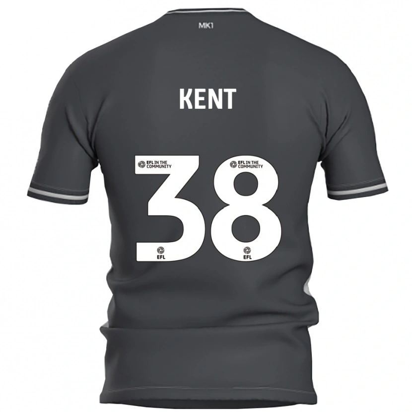 Danxen Hombre Camiseta Isabelle Kent #38 Gris Plata 2ª Equipación 2025/26 La Camisa México