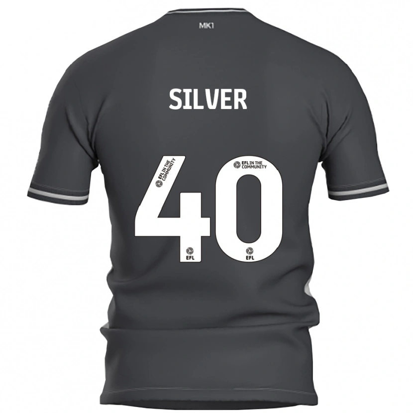 Danxen Hombre Camiseta Rian Silver #40 Gris Plata 2ª Equipación 2025/26 La Camisa México