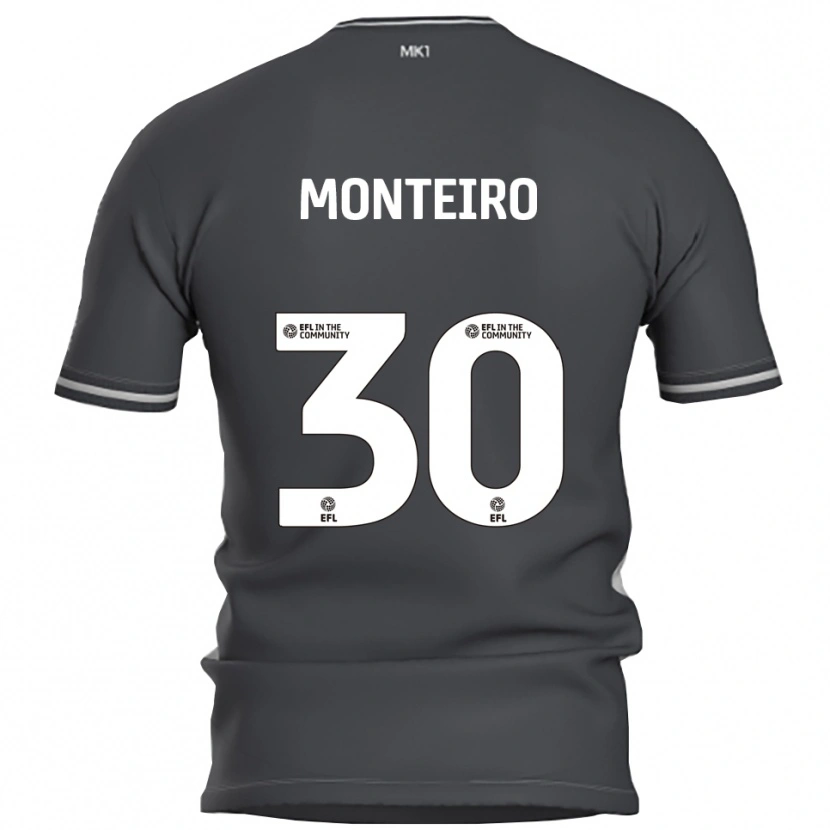 Danxen Hombre Camiseta Jesse Da Costa Monteiro #30 Gris Plata 2ª Equipación 2025/26 La Camisa México