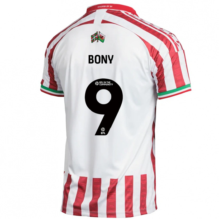 Danxen Hombre Camiseta Orphee Bony #9 Rojo Blanco 2ª Equipación 2025/26 La Camisa México
