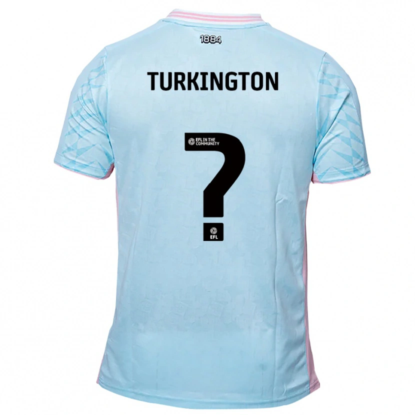 Danxen Hombre Camiseta Livvi Turkington #0 Celeste Rosa 2ª Equipación 2025/26 La Camisa México