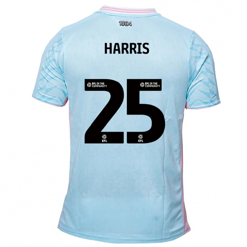 Danxen Hombre Camiseta Taylan Harris #25 Celeste Rosa 2ª Equipación 2025/26 La Camisa México