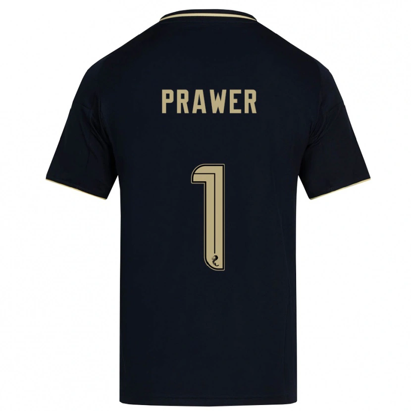 Danxen Hombre Camiseta Anna Prawer #1 Azul Marino Dorado 2ª Equipación 2025/26 La Camisa México