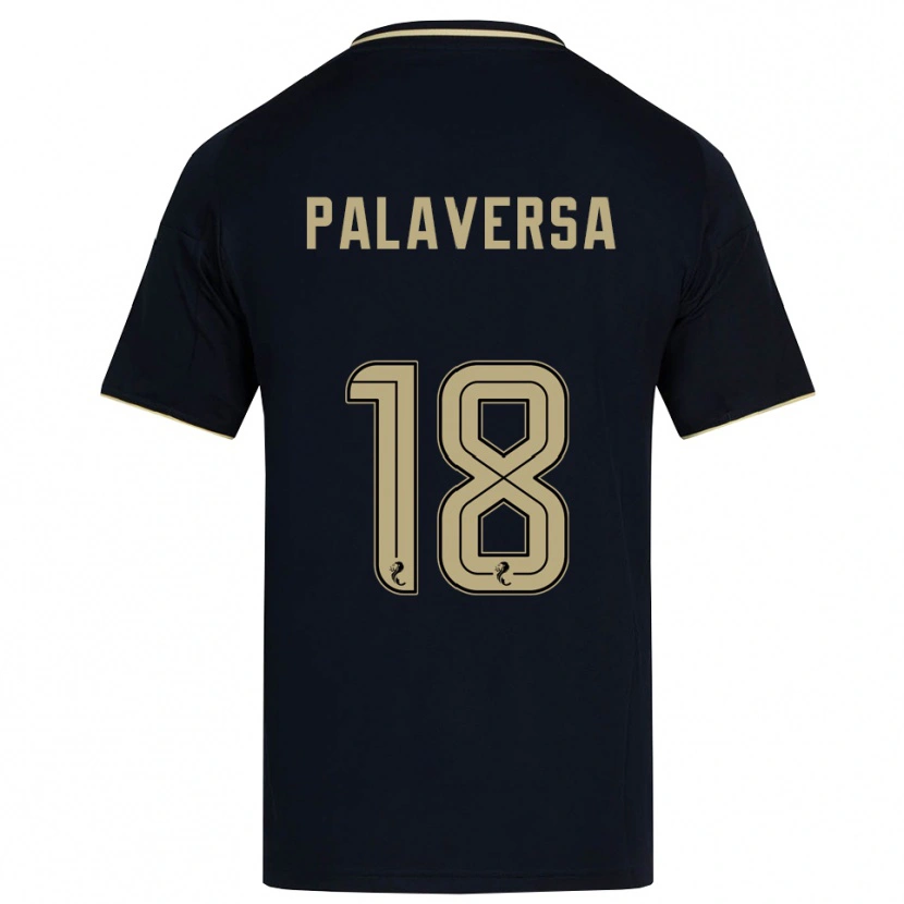 Danxen Hombre Camiseta Ante Palaversa #18 Azul Marino Dorado 2ª Equipación 2025/26 La Camisa México