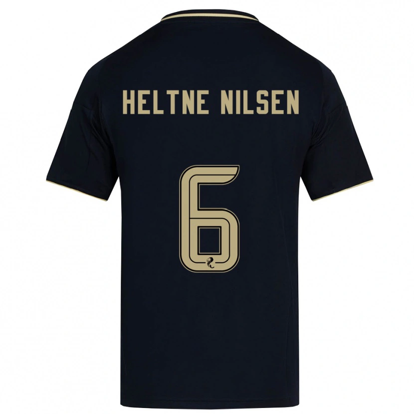 Danxen Hombre Camiseta Sivert Heltne Nilsen #6 Azul Marino Dorado 2ª Equipación 2025/26 La Camisa México