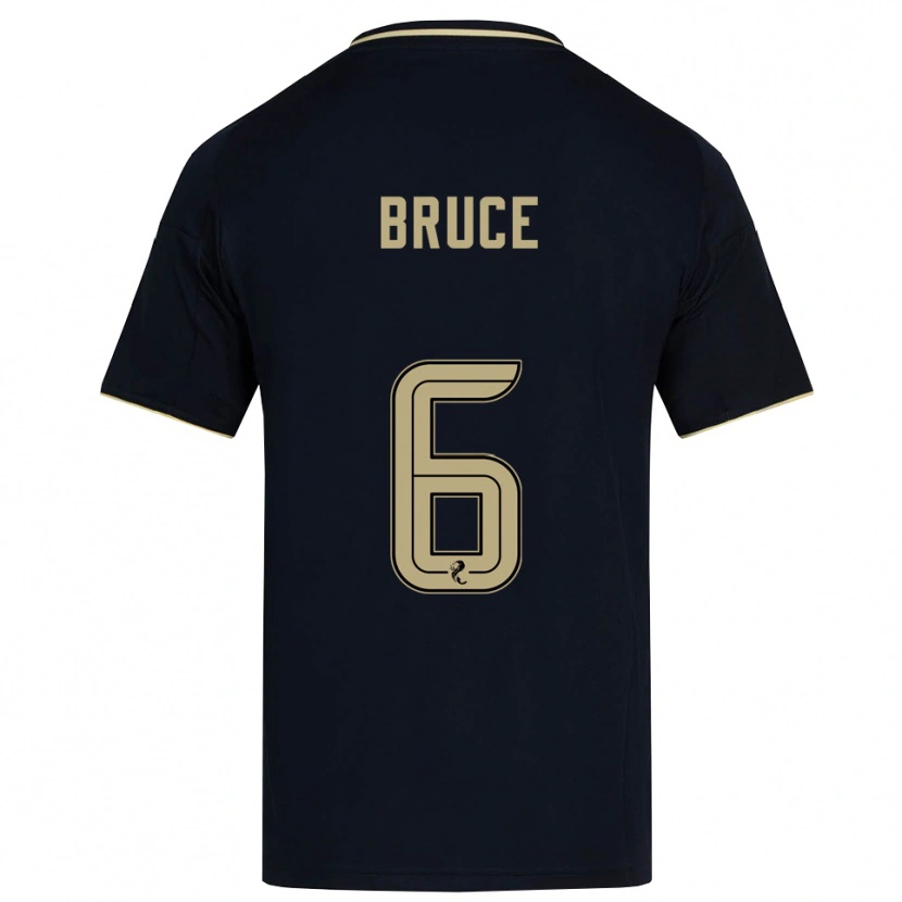 Danxen Hombre Camiseta Natasha Bruce #6 Azul Marino Dorado 2ª Equipación 2025/26 La Camisa México