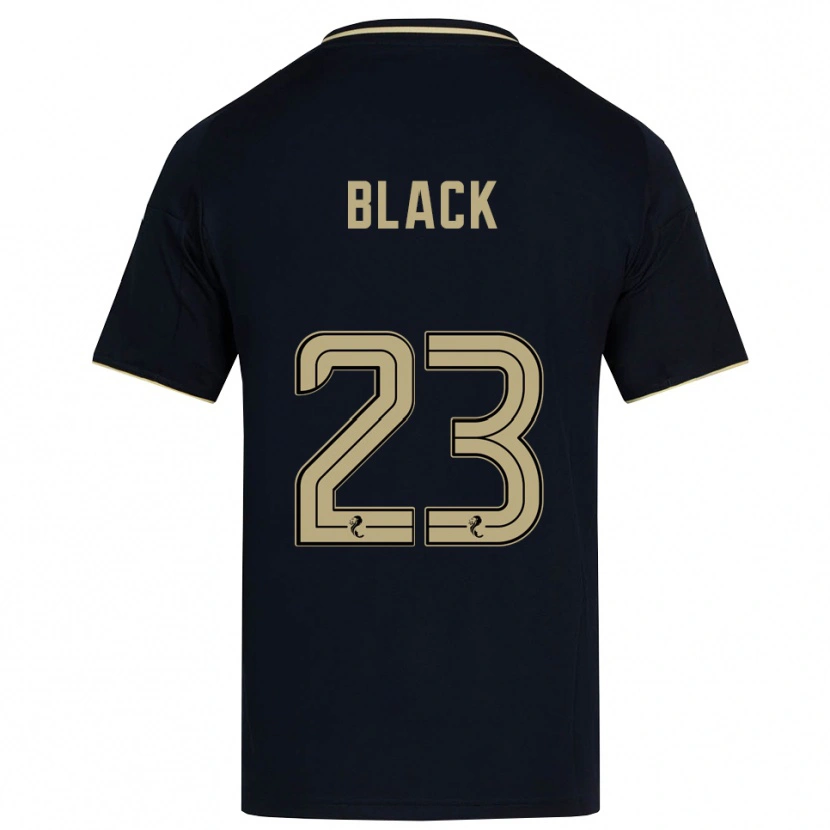 Danxen Hombre Camiseta Aimee Black #23 Azul Marino Dorado 2ª Equipación 2025/26 La Camisa México