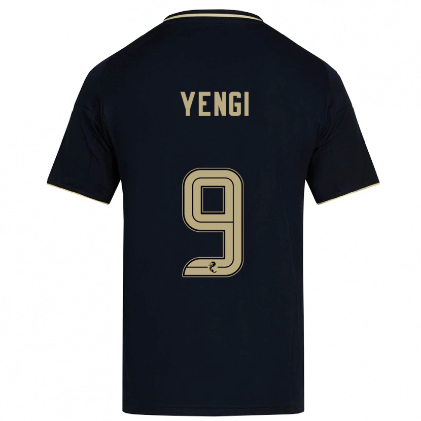 Danxen Hombre Camiseta Kusini Yengi #9 Azul Marino Dorado 2ª Equipación 2025/26 La Camisa México