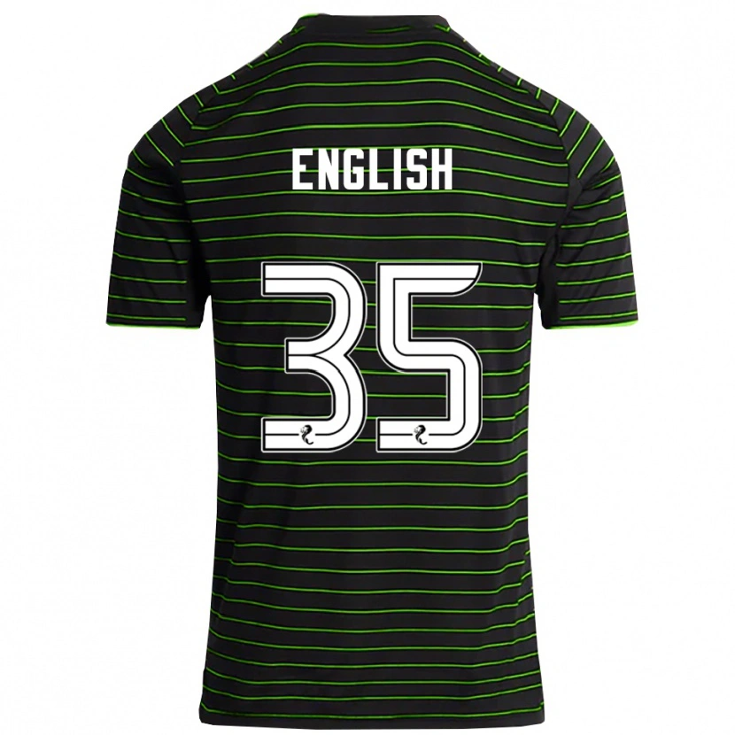 Danxen Hombre Camiseta Isaac English #35 Negro Verde 2ª Equipación 2025/26 La Camisa México