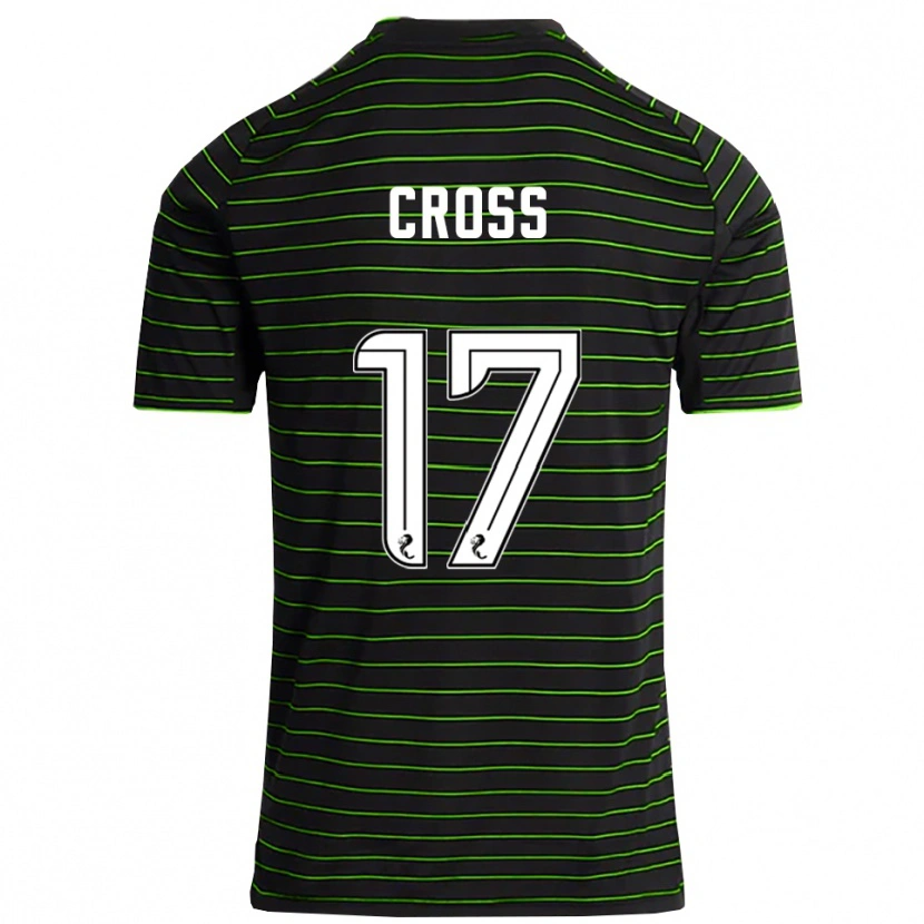 Danxen Hombre Camiseta Morgan Cross #17 Negro Verde 2ª Equipación 2025/26 La Camisa México