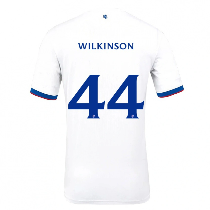 Danxen Hombre Camiseta Katie Wilkinson #44 Blanco Rojo Azul 2ª Equipación 2025/26 La Camisa México