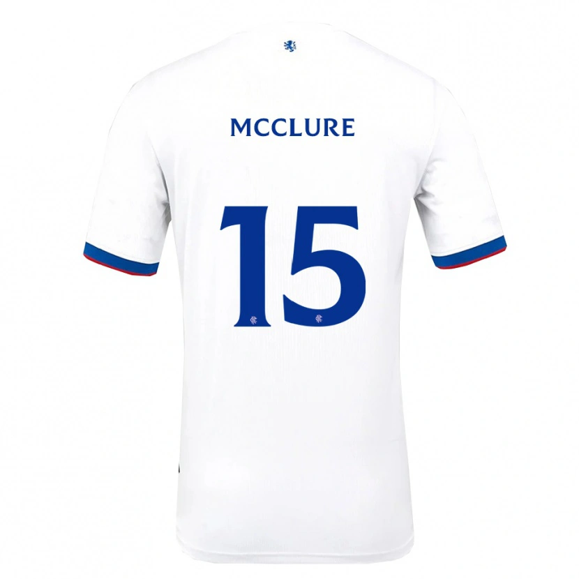 Danxen Hombre Camiseta Blaine Mcclure #15 Blanco Rojo Azul 2ª Equipación 2025/26 La Camisa México