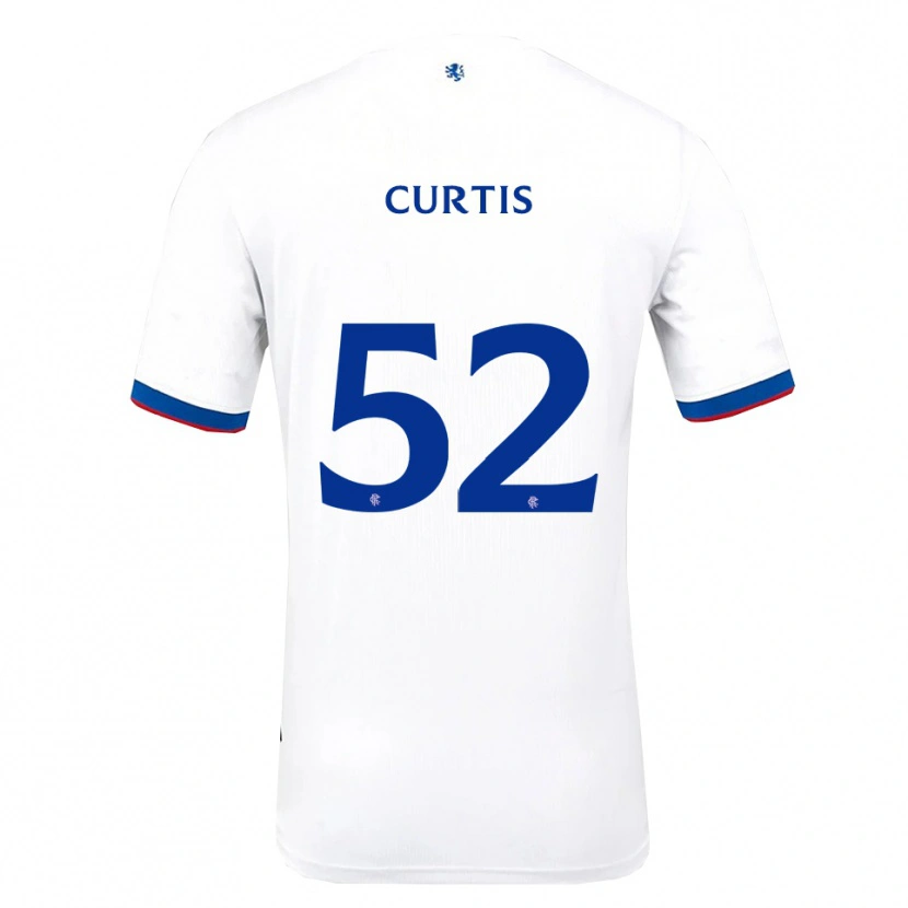 Danxen Hombre Camiseta Findlay Curtis #52 Blanco Rojo Azul 2ª Equipación 2025/26 La Camisa México