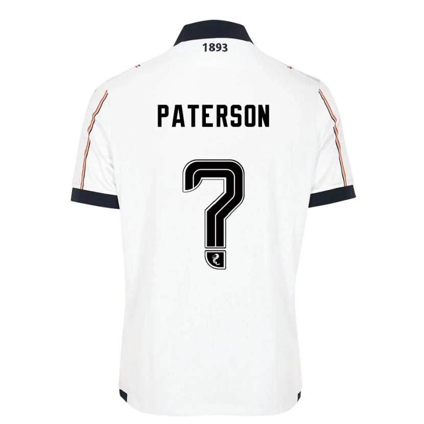 Danxen Hombre Camiseta Sonny Paterson #0 Blanco Azul Marino Rojo 2ª Equipación 2025/26 La Camisa México