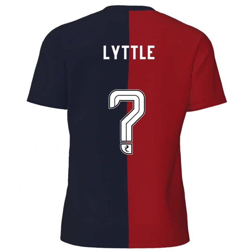 Danxen Hombre Camiseta Laura Lyttle #0 Rojo Azul Marino 2ª Equipación 2025/26 La Camisa México