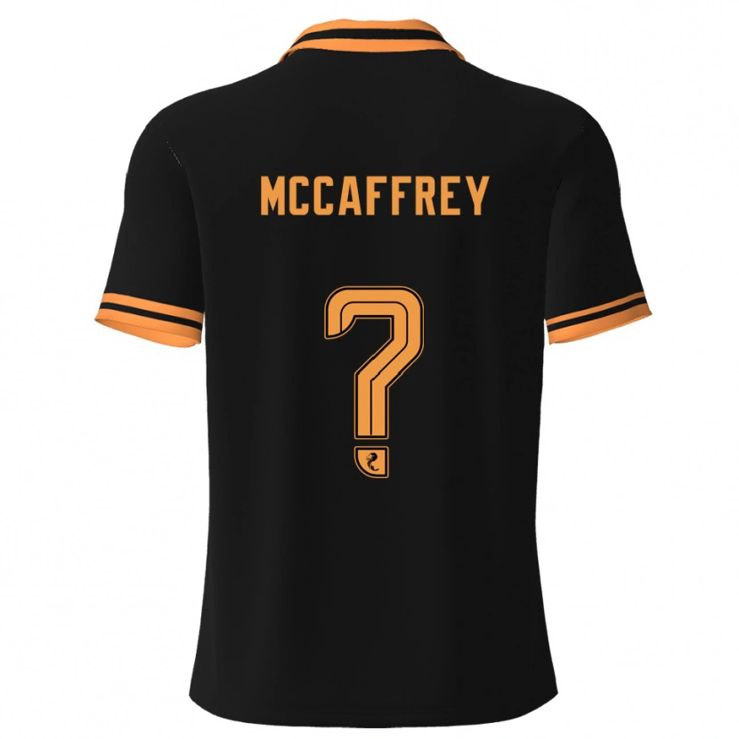 Danxen Hombre Camiseta Matthew Mccaffrey #0 Negro Amarillo 2ª Equipación 2025/26 La Camisa México