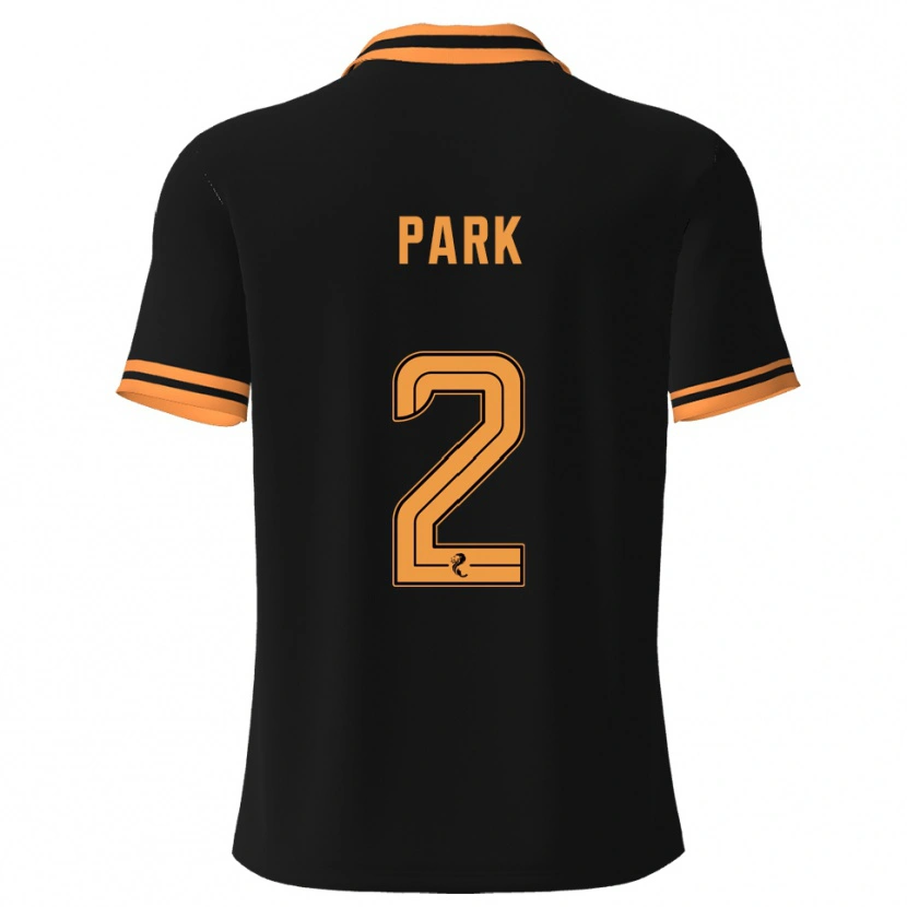 Danxen Hombre Camiseta Lily Park #2 Negro Amarillo 2ª Equipación 2025/26 La Camisa México
