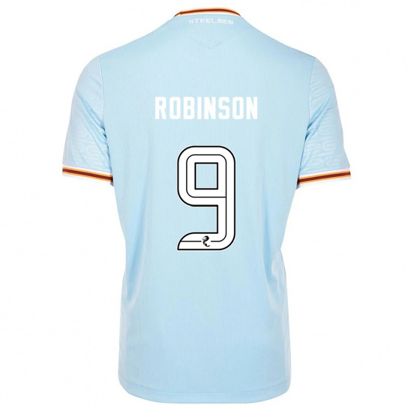 Danxen Hombre Camiseta Zach Robinson #9 Celeste 2ª Equipación 2025/26 La Camisa México