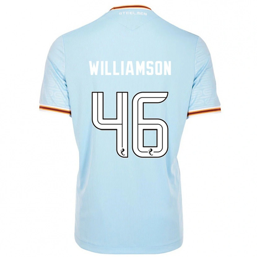Danxen Hombre Camiseta Scott Williamson #46 Celeste 2ª Equipación 2025/26 La Camisa México