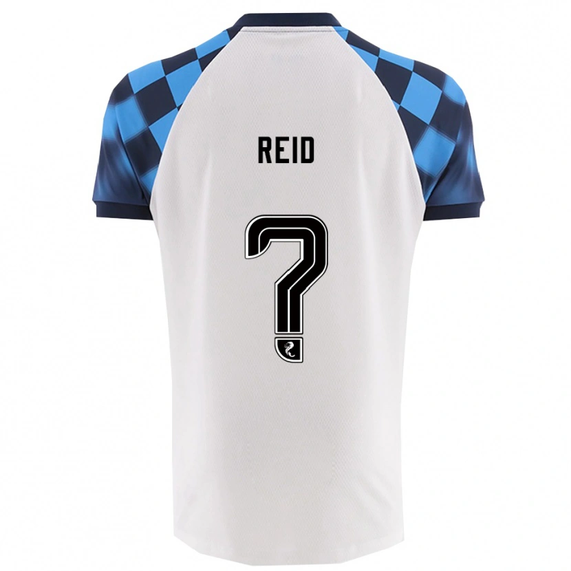 Danxen Hombre Camiseta Hannah Reid #0 Blanco Celeste 2ª Equipación 2025/26 La Camisa México