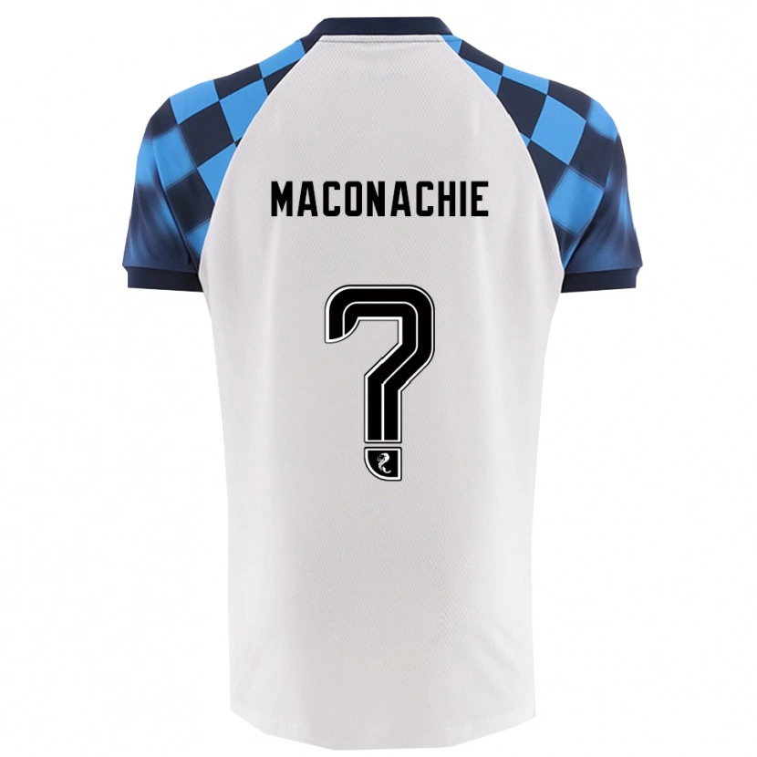 Danxen Hombre Camiseta Charlotte Maconachie #0 Blanco Celeste 2ª Equipación 2025/26 La Camisa México