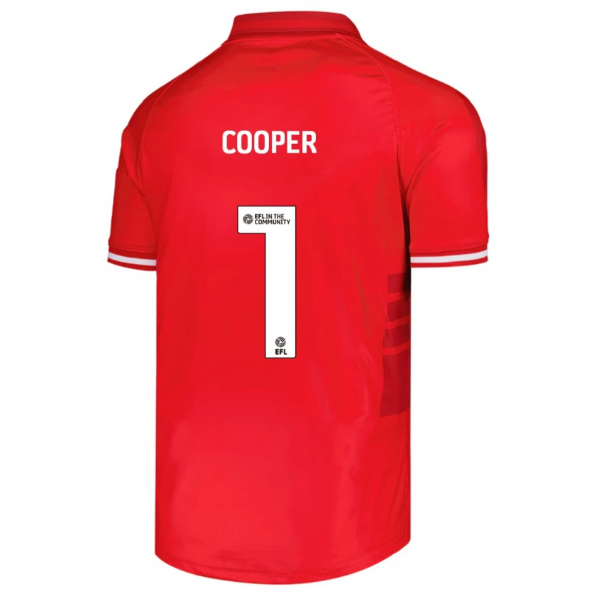 Danxen Mujer Camiseta Murphy Cooper #1 Rojo Blanco 1ª Equipación 2025/26 La Camisa México