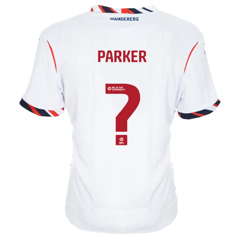 Danxen Mujer Camiseta Libbie Parker #0 Blanco Rojo 1ª Equipación 2025/26 La Camisa México