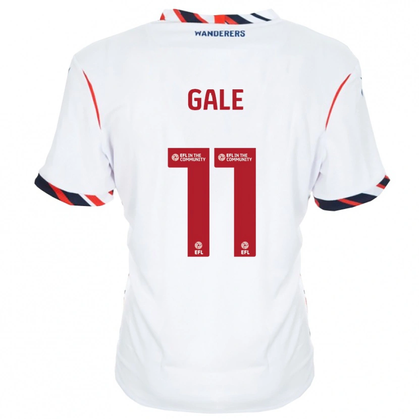 Danxen Mujer Camiseta Thierry Gale #11 Blanco Rojo 1ª Equipación 2025/26 La Camisa México