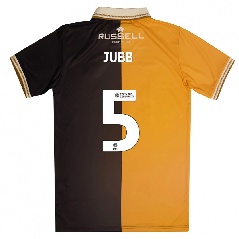 Danxen Mujer Camiseta Katie Jubb #5 Amarillo Negro 1ª Equipación 2025/26 La Camisa México