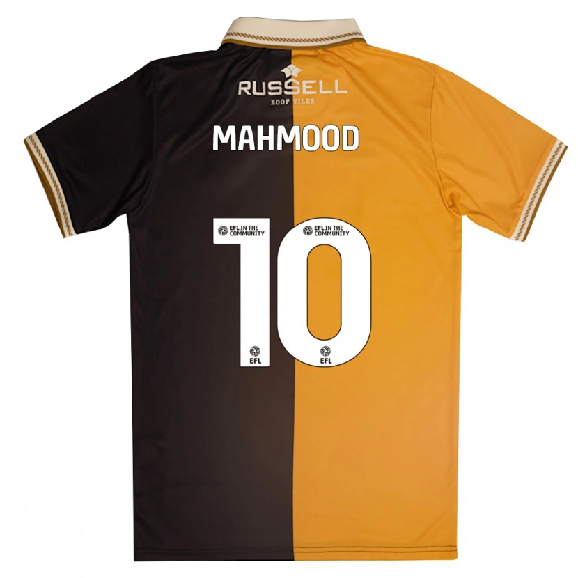 Danxen Mujer Camiseta Hajrah Mahmood #10 Amarillo Negro 1ª Equipación 2025/26 La Camisa México