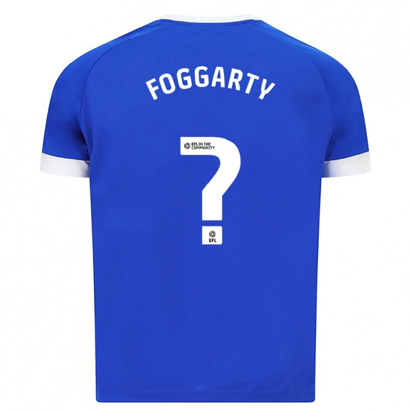 Danxen Mujer Camiseta Corey Foggarty #0 Azul Blanco 1ª Equipación 2025/26 La Camisa México