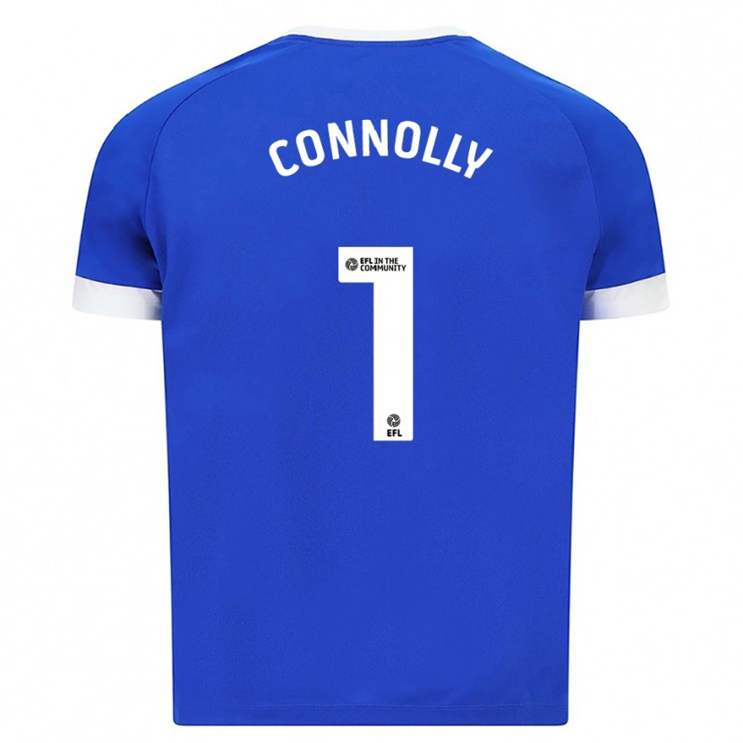 Danxen Mujer Camiseta Daisy Connolly #1 Azul Blanco 1ª Equipación 2025/26 La Camisa México