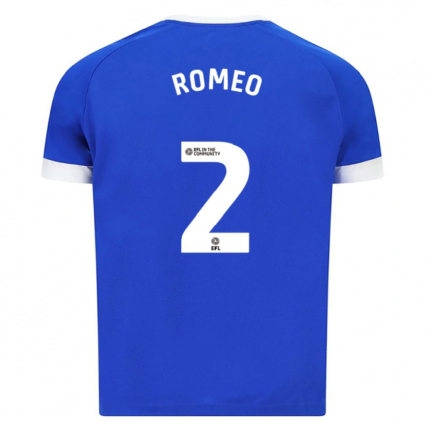 Danxen Mujer Camiseta Mahlon Romeo #2 Azul Blanco 1ª Equipación 2025/26 La Camisa México