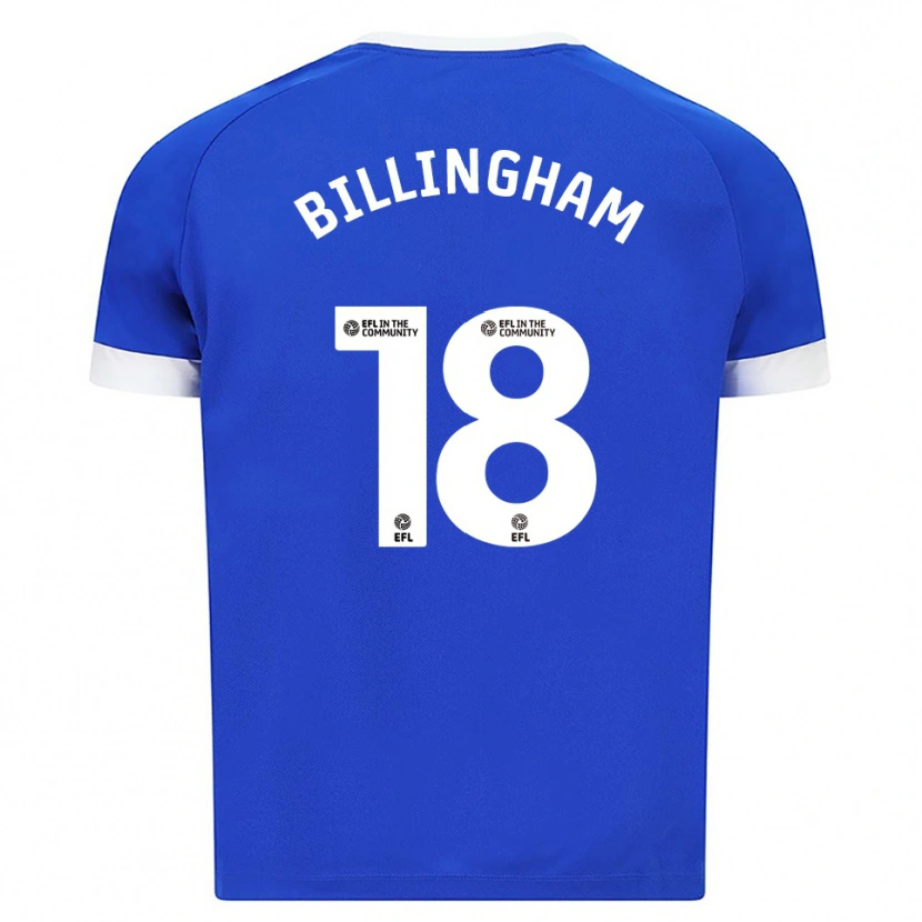 Danxen Mujer Camiseta Lily Billingham #18 Azul Blanco 1ª Equipación 2025/26 La Camisa México