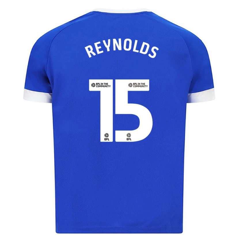 Danxen Mujer Camiseta Oliver Reynolds #15 Azul Blanco 1ª Equipación 2025/26 La Camisa México
