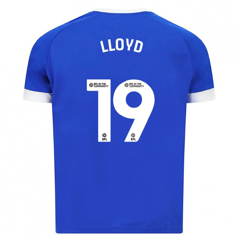 Danxen Mujer Camiseta Madison Lloyd #19 Azul Blanco 1ª Equipación 2025/26 La Camisa México