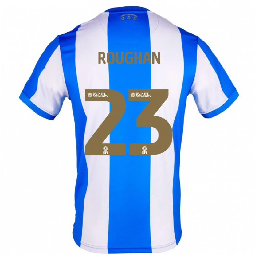 Danxen Mujer Camiseta Sean Roughan #23 Azul Blanco 1ª Equipación 2025/26 La Camisa México