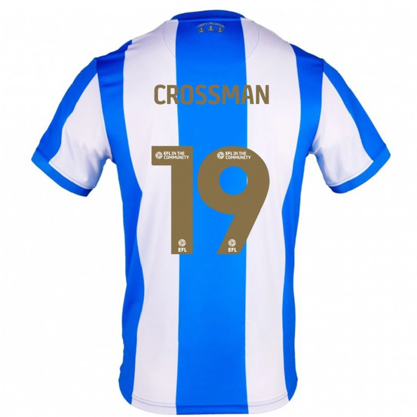 Danxen Mujer Camiseta Paige Crossman #19 Azul Blanco 1ª Equipación 2025/26 La Camisa México