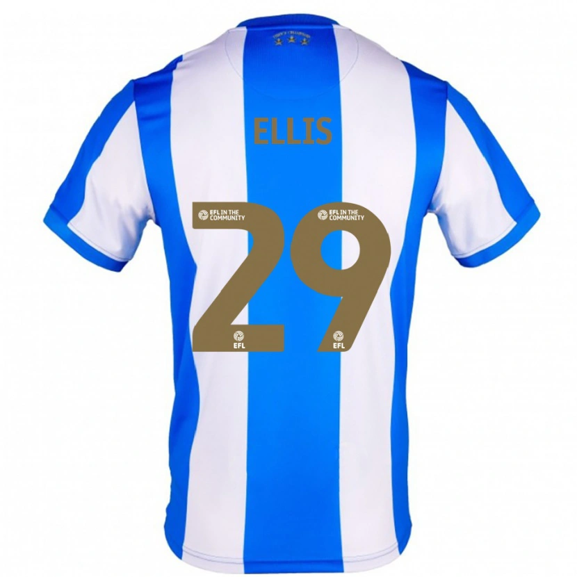 Danxen Mujer Camiseta Molly Ellis #29 Azul Blanco 1ª Equipación 2025/26 La Camisa México