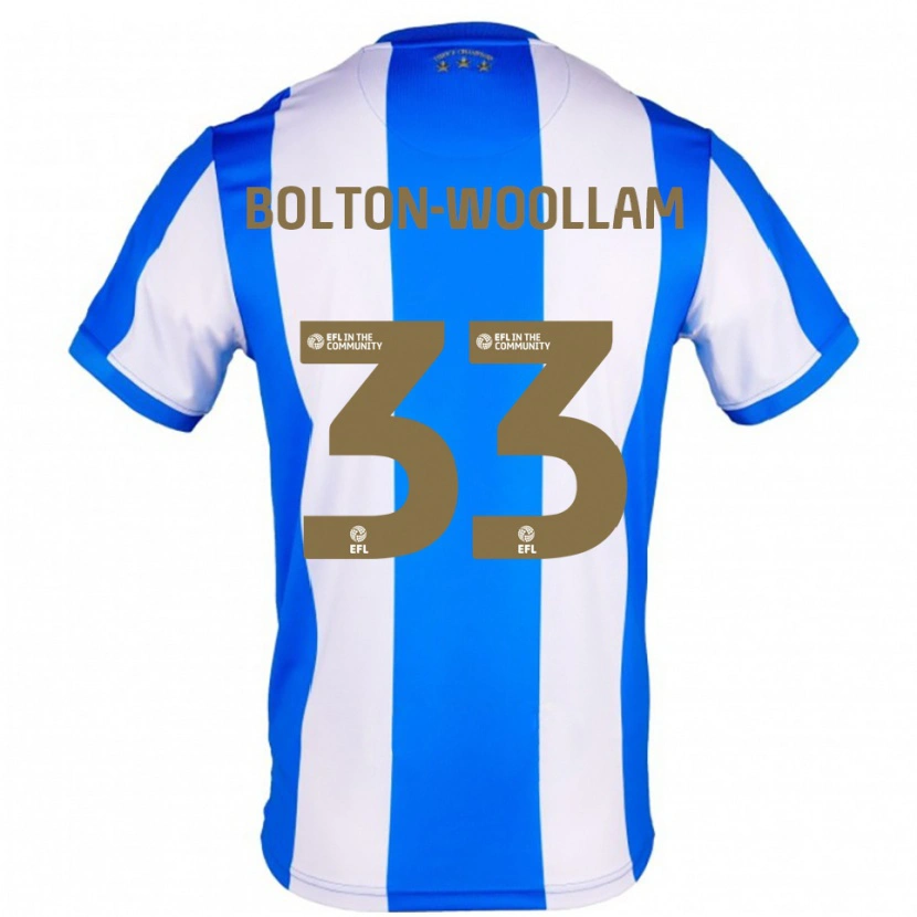 Danxen Mujer Camiseta Kacey Bolton-Woollam #33 Azul Blanco 1ª Equipación 2025/26 La Camisa México